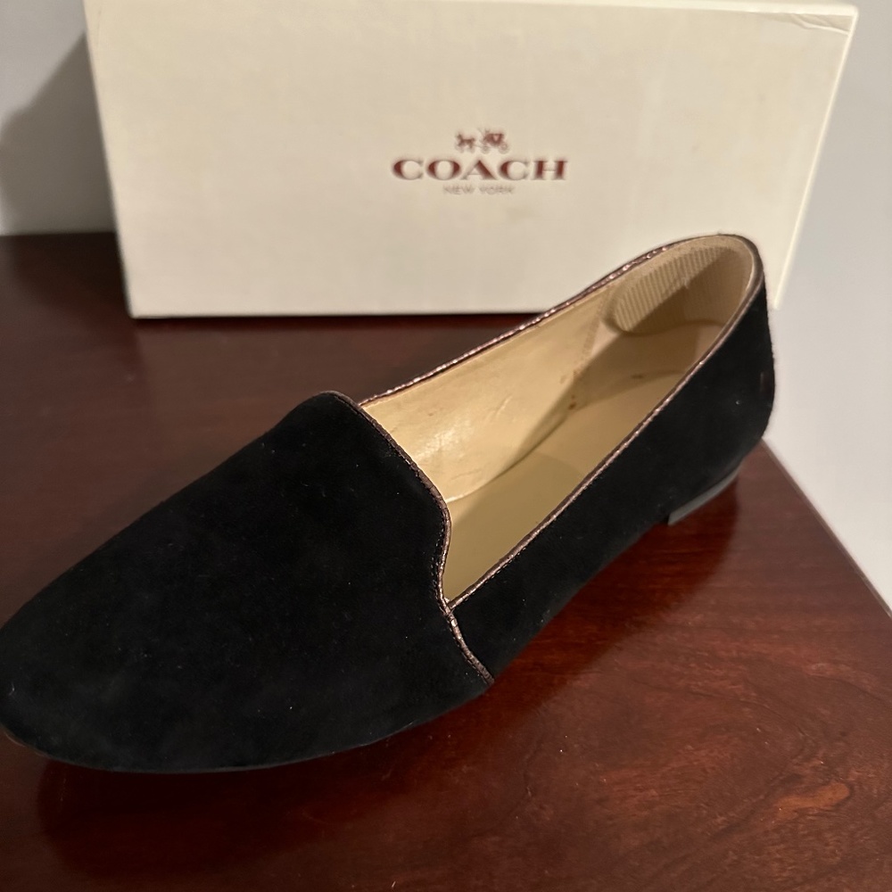 Coach Suede Flats